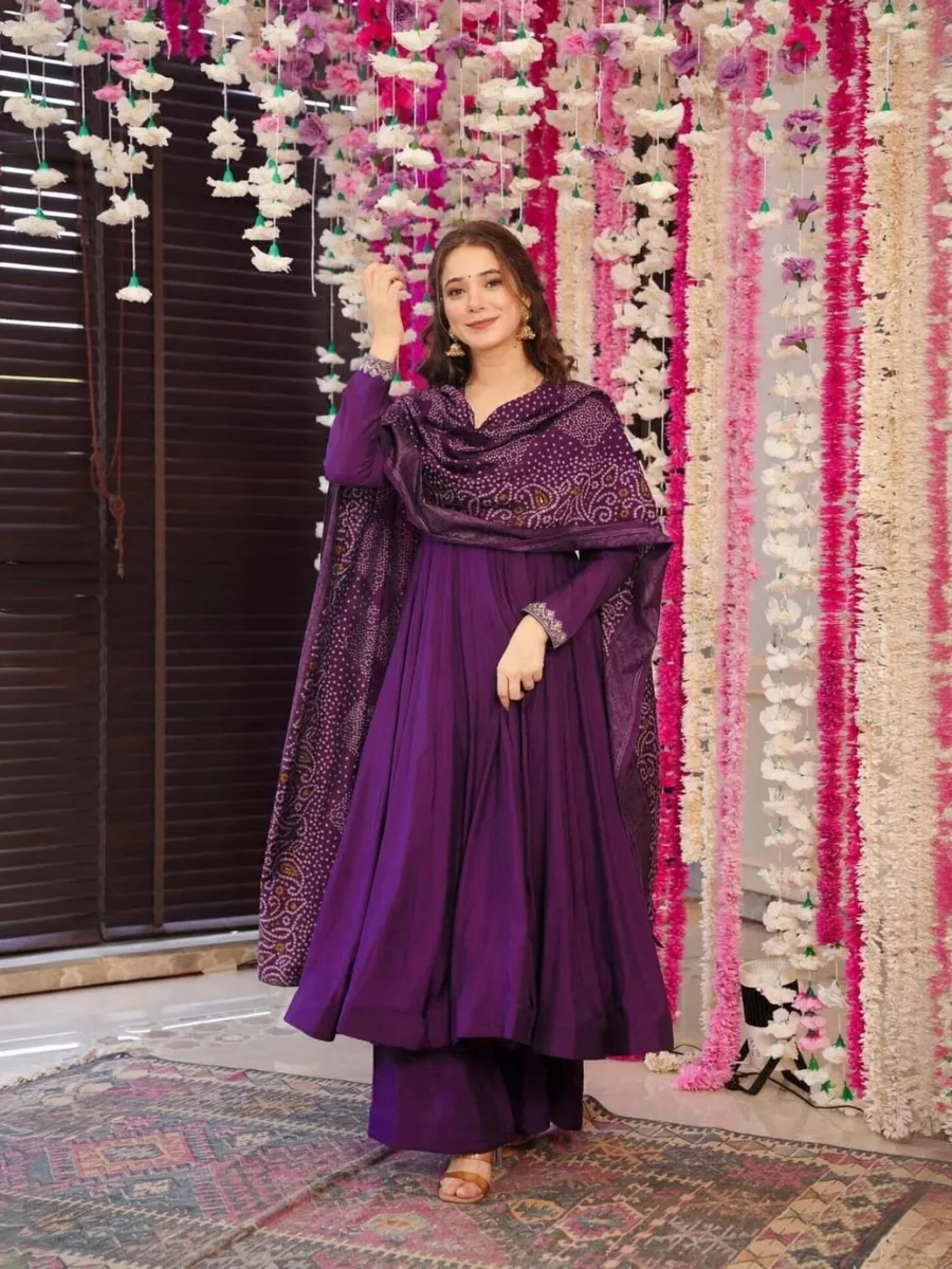 Elegant Anarkali Suit – Graceful Ethnic Wear for Every Occasion — Anarkalis from Riyara Boutique, a verified 6thLoom designer