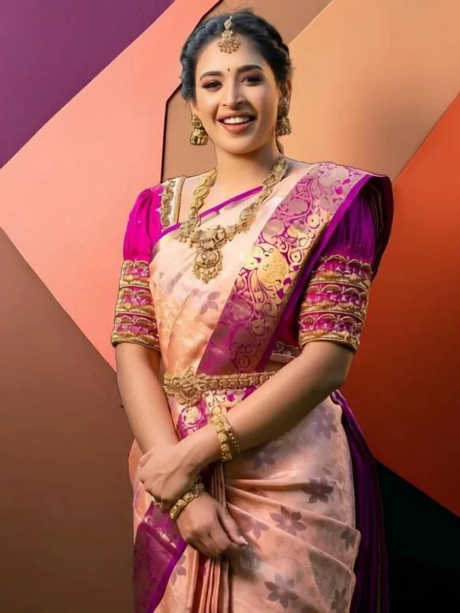 Elegant Bridal Saree – Timeless Beauty for Your Special Day — Bridal Wear from Riyara Boutique, a verified 6thLoom designer