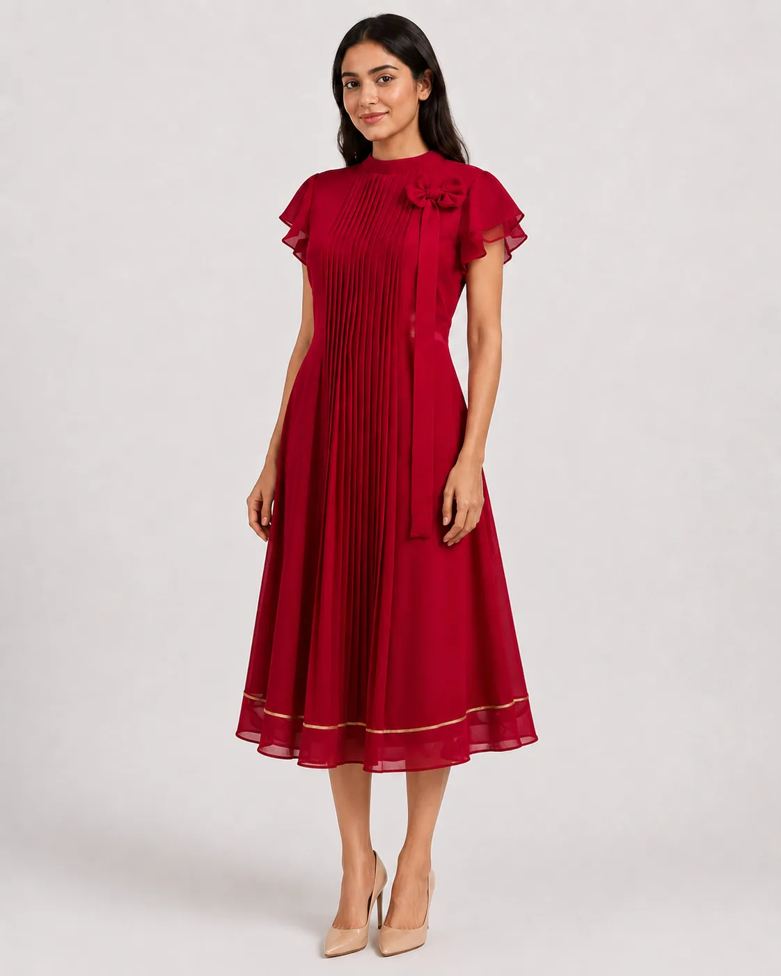 Pleated top — Tops from M Designs, a verified 6thLoom designer