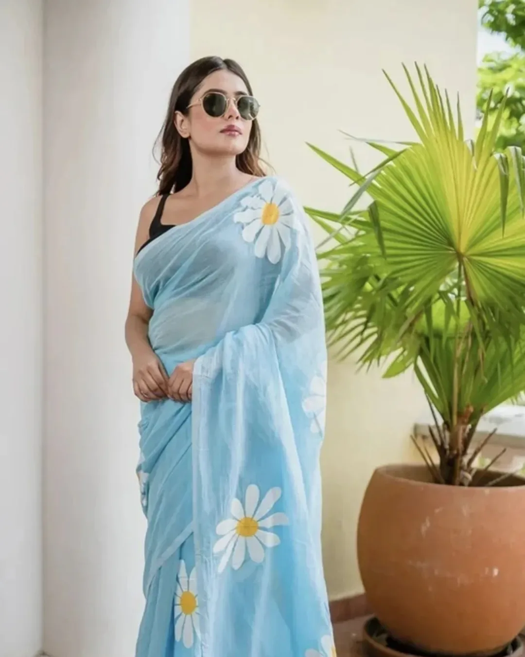 Pure Cotton saree — Cotton Sarees from Zayora boutique, a verified 6thLoom designer
