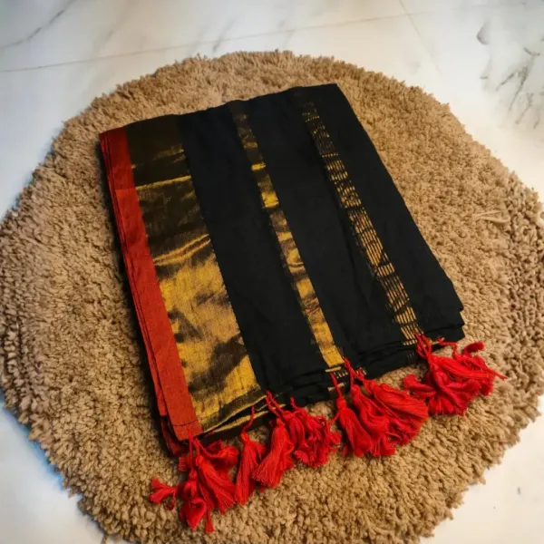 Strips Mulcotton Saree