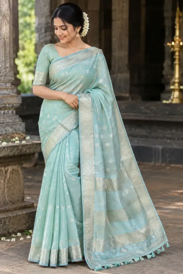 Giza semi silk saree 